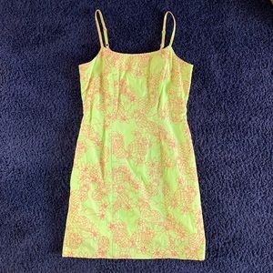 Lilly Pulitzer Pineapple embroidered dress